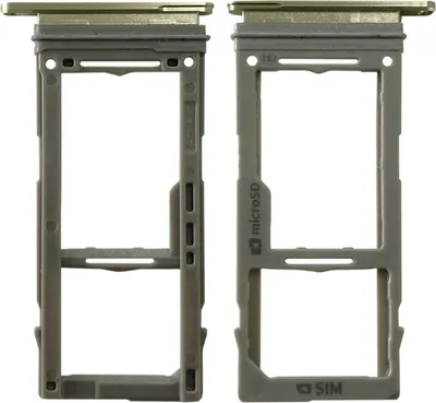 Produktbild von Sim Karten Halter für Samsung Galaxy S10 Plus G975F Gelb Card Tray Ersatzteil