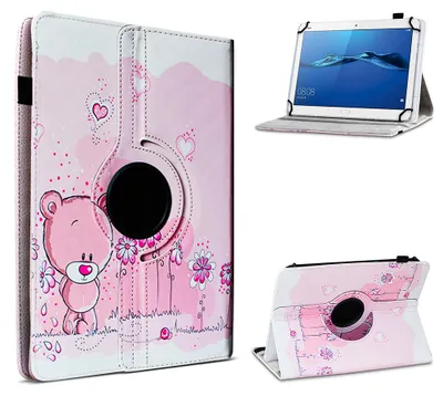 Produktbild von Schutzhülle für VALE Tablet V10E / V10A Hülle Tasche Case 360 Grad Drehbar 10,1Farben:Motiv 1