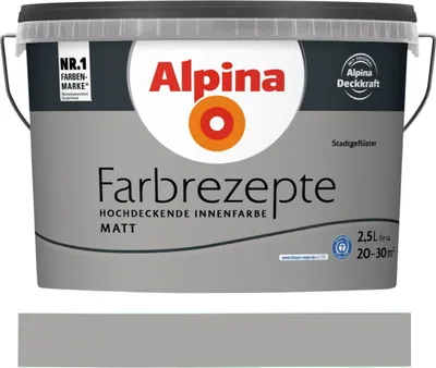 Produktbild von Alpina Farbrezepte Stadtgeflüster matt 2,5 Liter