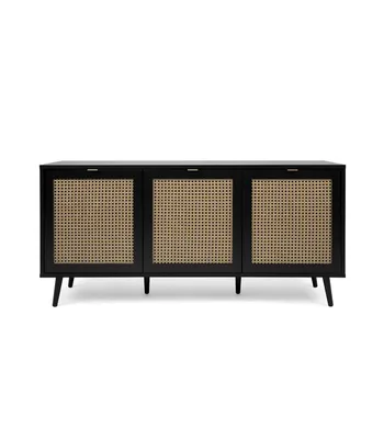 Produktbild von Sideboard Daka 150cm 3 Türen - schwarz/beige