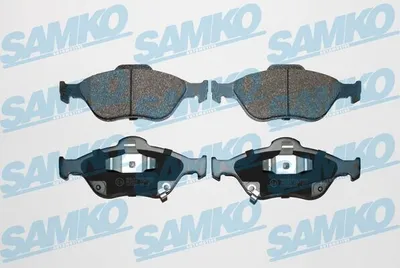 Produktbild von SAMKO 5SP1283 Bremsbeläge Satz Vorne Bremsklötze für TOYOTA Yaris Schrägheck (P9) für DAIHATSU CHARADE