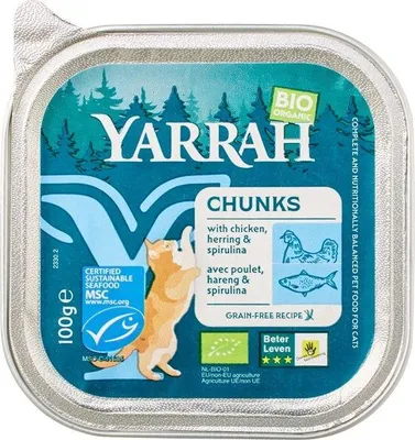 Productafbeelding van Yarrah Kat Alucup Chunks Met Vis (100 gr)