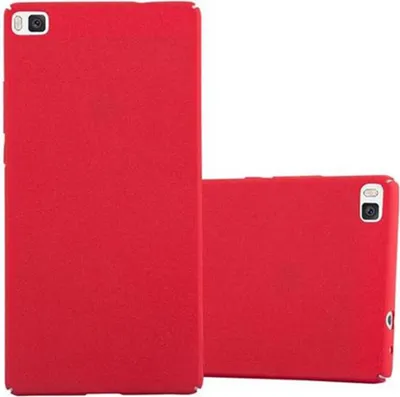 Produktbild von Cadorabo Schutzhülle für Huawei P8 Hülle in Rot Etui Hard Case Handyhülle Cover