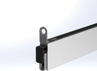 Immagine prodotto di Guarnizione per porta EllenMatic Soundproof Slim 1 pz.L.1083mm L.10mm Silik.blk argento