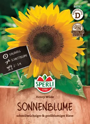 Produktbild von Sonnenblume Henry Wilde | Sonnenblumensamen von Sperli