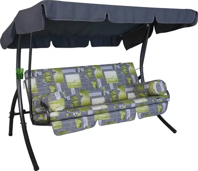 Produktbild von Hollywoodschaukel Trend Bambus grau