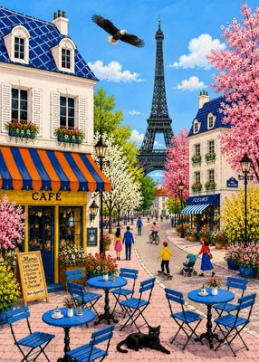 Immagine prodotto di Puzzle "Parigi in Fiore", 1000 pezzi, per adulti