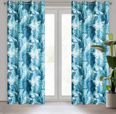 Produktbild von Vorhang LIZBONA blau 140x250 cm  Ösen Ösenvorhang