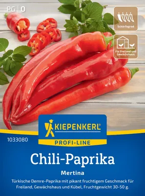 Produktbild von Kiepenkerl Chili Paprikasamen Mertina F1 Capsicum annuum 5 Pflanzen