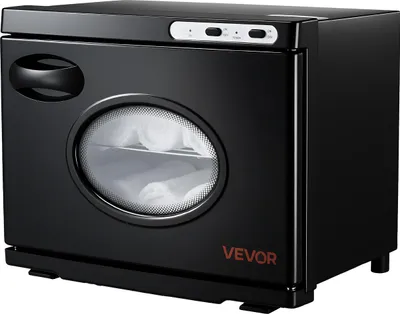 Zdjęcie produktu dla Podgrzewacz do ręczników VEVOR 23 L na 36 ręczników z klipsem, ramą ze stali nierdzewnej i przezroczystym okienkiem, podgrzewacz do ręczników do salonu masażu fryzjerskiego spa, funkcja podgrzewania parą i lampka czyszcząca