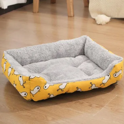 Produktbild von Hundebett L (60x45cm) Ente, waschbar, rutschfest, weiche Polsterung