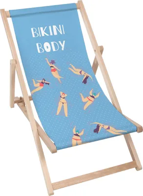 Produktbild von Dreamroots klappbar Holz, Buchenholz bis zu 130 kg, Sonnenliege klappbar mit 3-stufiger Neigungsregulierung der Rückenlehne, Bikini Body