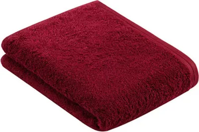 Produktbild von VOSSEN Vegan Life, 67 x 140 cm, Baumwolle, Rot, 1 Stück(e)