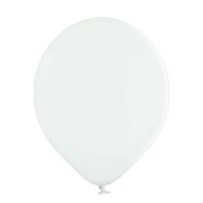 Produktbild von 25 Stk. Luftballon Unifarben Ø 30cm | Weiß #002
