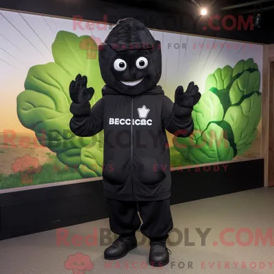 Obrázek produktu pro Postava REDBROKOLY maskota černého zelí oblečená s mikinou a kulichy