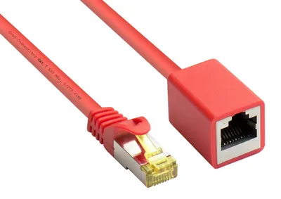 Obrázek produktu pro Alcasa 8070VR-005R, 0,5 m, Cat7, S/FTP (S-STP), RJ-45, RJ-45, Červená