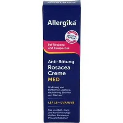 Productafbeelding van Allergika Anti-roodheid crème voor rosacea, 30 ml