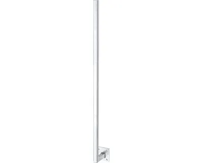Zdjęcie produktu dla Alberts 700256 Słupek uniwersalny, przyspawany do płyty o rozstawie 120 mm, do przykręcenia, długość 1150 mm, słupek 30 x 30 mm