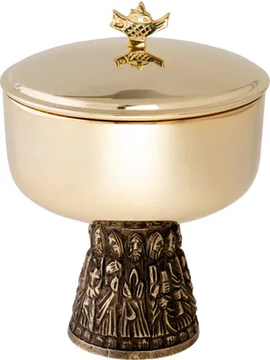 Produktbild von Ciborium vergoldet H 15 cm