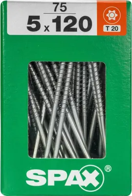 Produktbild von Spax Universalschrauben 5.0 x 120 mm TX 20 - 75 Stk.