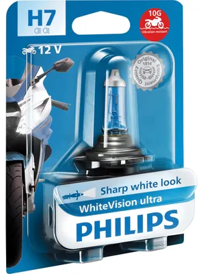 Image de Philips WhiteVision Ultra Moto H7 PX26d 12 V 55 W (1 blister)