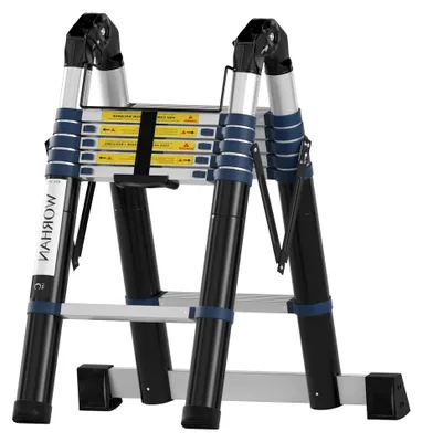 Produktbild von Teleskopische 3,8 m 2 in 1 ALU Leiter