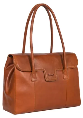 Produktbild von Benthill Damen Handtasche Echt-Leder - Umhängetasche aus weichem hochwertigem Echtleder - Vintage Fashion Bag Beutel - Shopper - Schultertasche