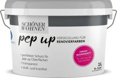 Produktbild von Pep up Versiegelung für Renovierfarben seidenmatt 1l