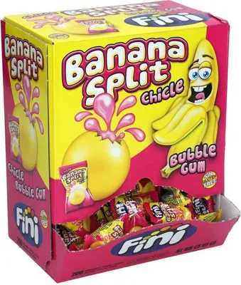 Produktbild von Fini Booom Banana Split 200 Stk im Karton (1er Pack)
