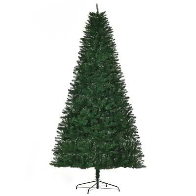 Image de HOMCOM Sapin de Noël Artificiel 240H cm 1499 Branches épines Imitation Nordmann Grand réalisme Vert