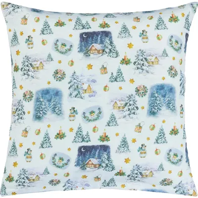Immagine prodotto di Cuscino NATALE - 45x45 cm - Blu,Bianco