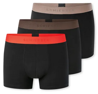 Produktbild von Schiesser Herren Boxershorts 95/5 | 3er Pack
