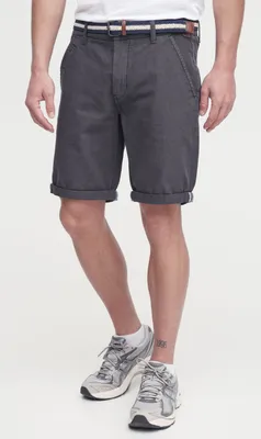Produktbild von Indicode IDMews Herren Chino Shorts Bermuda kurze Hose mit Gürtel Eingriffstaschen 100% Baumwolle Regular fit
