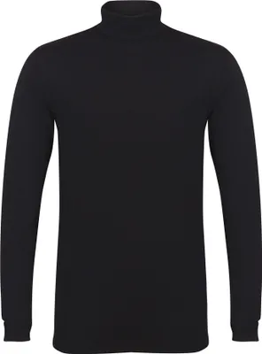 Image de Skinni Fit Hommes Feel Good Col roulé Débardeur manches longues RW5500 (M) (Noir)