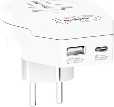 Zdjęcie produktu dla SKROSS Reisiadapter Skross World to EU USB AC20PD