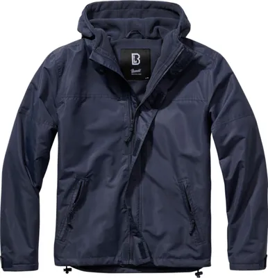 Produktbild von Brandit Windbreaker Frontzip Jacke, navy, 4XL