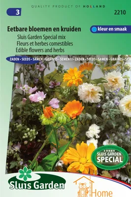 Immagine prodotto di Fiori ed erbe commestibili Sluis Garden Special Mix Seeds - Giardino aromatico e speziato per usi culinari e decorativi