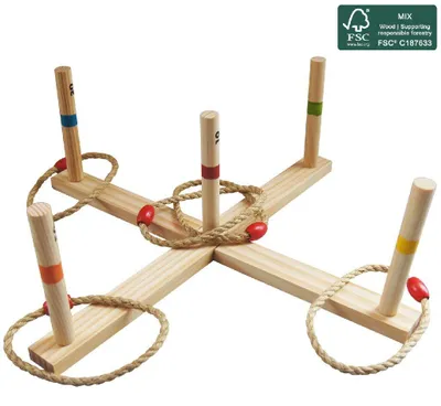 Immagine prodotto di Outdoor Play Houten Ringwerpspel + Draagtas