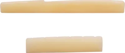 Image de Eujgoov Real Bone guitare selle noix avec haute densité Guitare acoustique accessoires Pour améliorer la stabilité du timbre Idéal pour les joueurs (os de chameau)