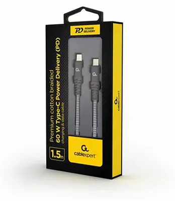 Zdjęcie produktu dla GEMBIRD Gembird CC-USB2B-CMCM60 Kabel USB 2.0 1,5 m USB C Szary