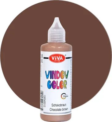 Produktbild von ViVA DECOR Window Color 80ml, Schokobraun