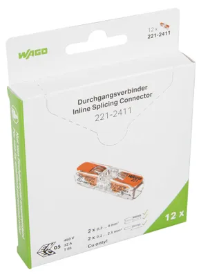 Productafbeelding van Wago 221-2411/995-012, 8,1 mm, 35,5 mm, 8,9 mm, 216 stuks
