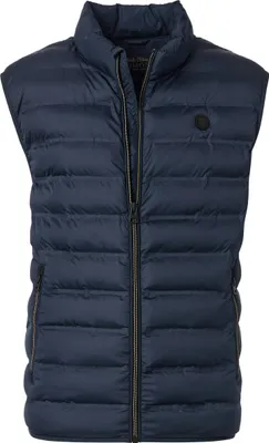 Produktbild von REDMOND Casual Herren Steppweste Stehkragen Polyester Marine L