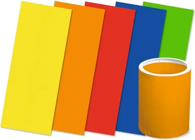 Produktbild von URSUS Laternenzuschnitte Uni 5 Farben, 20x50cm, 25Bl.