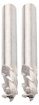 Produktbild von 6 mm Schaftfräser HSS mit 4 Nuten, 2 Stück