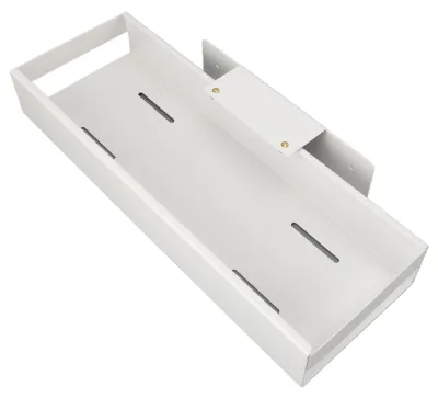 Image de Organisateur de placard extensible - Organisateur de rangement multifonctionnel - Tiroirs en acier au carbone - Étagères coulissantes - Étagère pour évier - Adapté pour la cuisine/la salle de bain - Tiroir de rangement