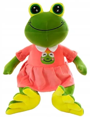 Produktbild von Granda Frosch Plüschtier mit Kleid XXL 55 cm