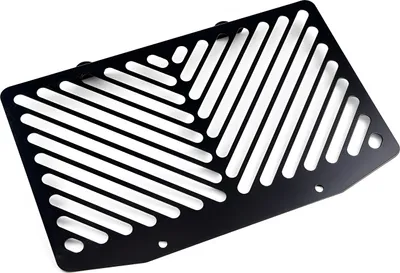 Produktbild von ZIEGER Kühlerabdeckung kompatibel mit Kawasaki ER-6 n | f Clean schwarz