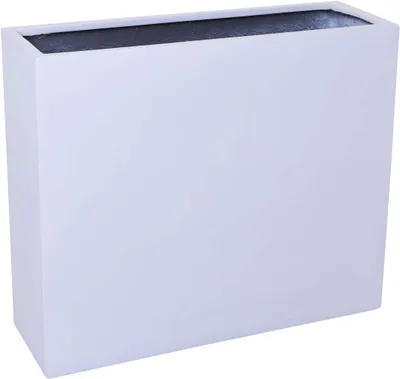 Produktbild von VIVANNO Raumteiler Fiberglas ELEMENTO auf Rollen Kasten, Weiß matt - 88x30x75 cm