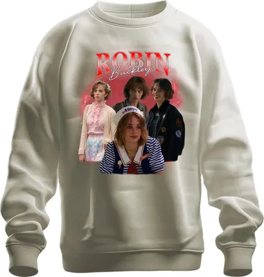 Obrázek produktu pro Robin Buckley Stranger 80. léta retro fanouškovský dárek vintage 90. léta bootleg uni mikina pulovr, příroda, XL